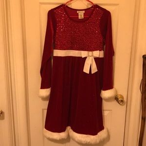 A girls Christmas dress size 18-1/2